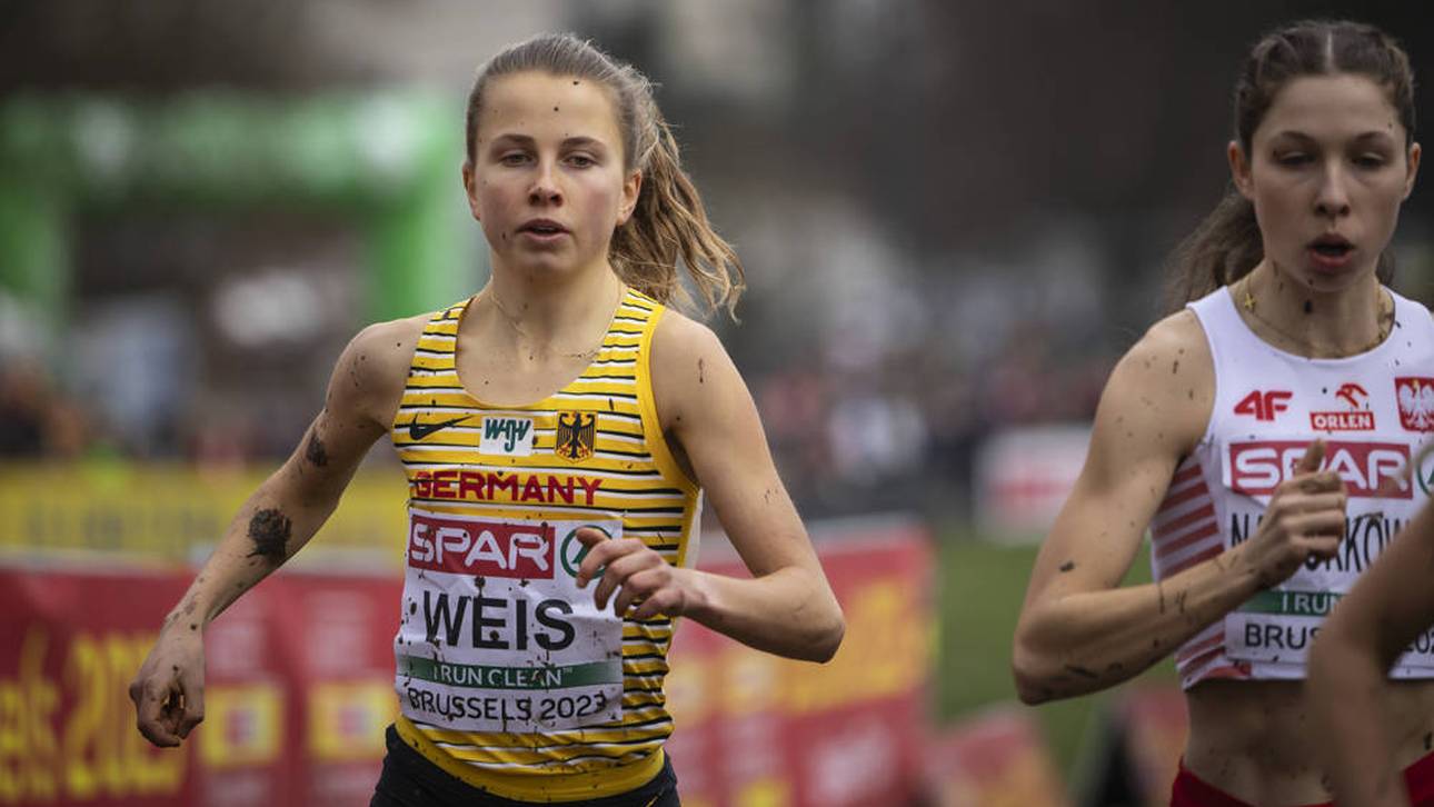 Kira Weis bei der Cross-EM im Dezember, bei der sie Vierte in ihrer Altersklasse wurde