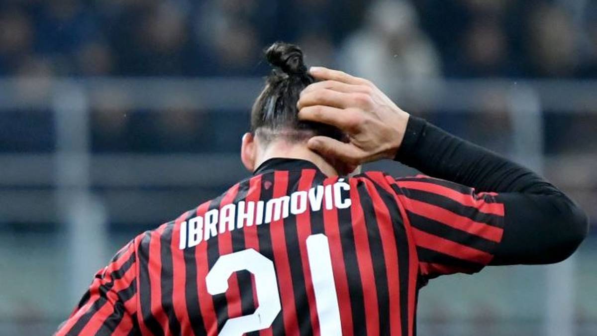 Zlatan Ibrahimovic hat noch einen Vertrag bei Milan bis zum Saisonende