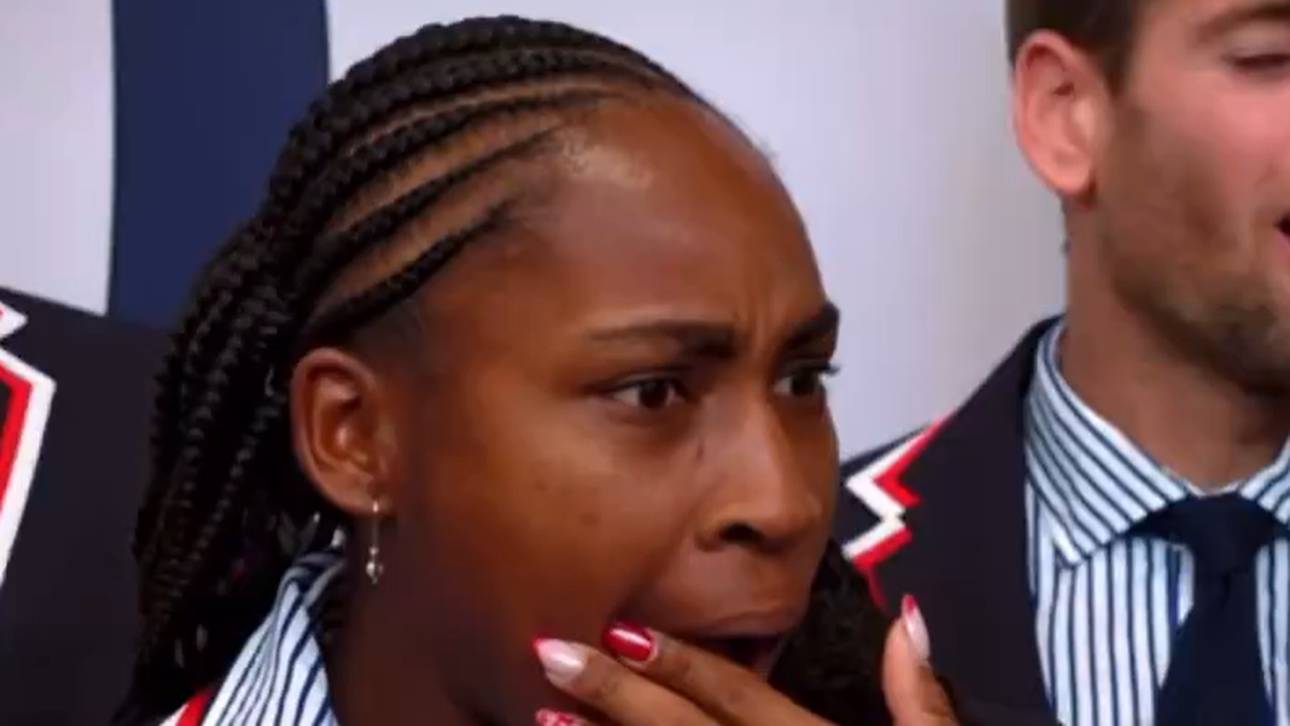 Historische Tränen bei Tennis-Star