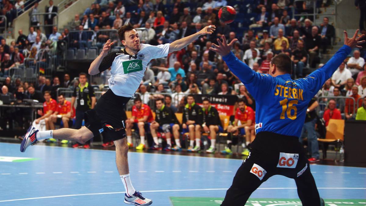 Germany v Spain - European Handball Championship 2016 Qualifier-Patrick Groetzki-Arpad Sterbik