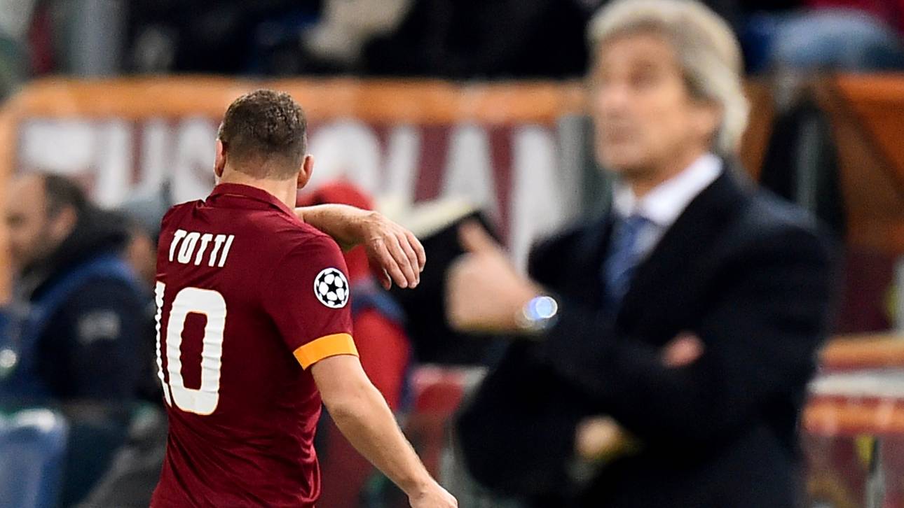 Francesco Totti AS Rom Manchester City Abgang