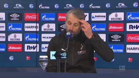 Borussia Mönchengladbach feiert gegen Schalke einen Befreiungsschlag. Dementsprechend erleichtert zeigt sich Coach Marco Rose nach der Partie.