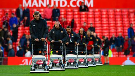 Der Rasen wird beim Spiel ManUnited - Liverpool einen unangenehmen Geruch verströmen