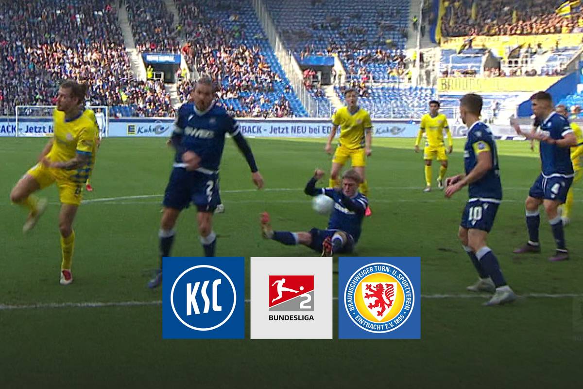 Der Karlsruher SC muss sich gegen Eintracht Braunschweig geschlagen geben. Besonders bitter: Die Entstehung des Elfmeters für die Braunschweiger. 