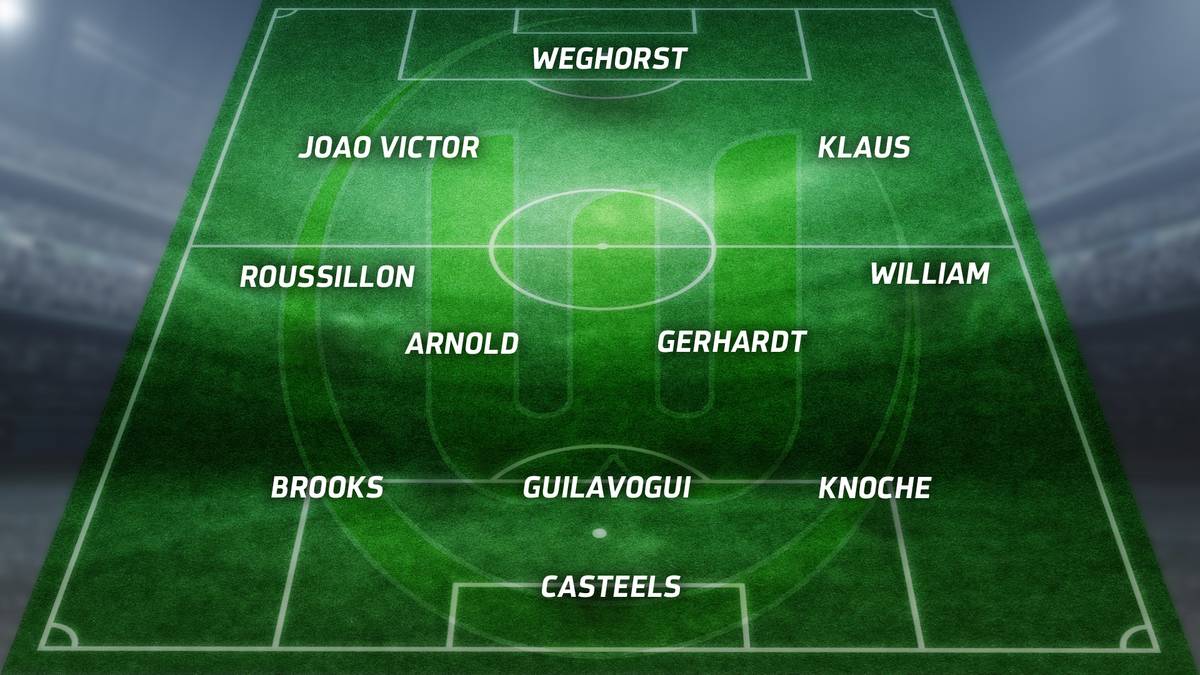 VFL WOLFSBURG - 1. FC KÖLN (Samstag, 15.30 Uhr): Der neue Trainer Oliver Glasner setzt bei den "Wölfen" auf ein 3-4-3-System, die beiden Außenverteidiger Roussillon und William rücken ins Mittelfeld. Joao Victor, der einzige Neue in der Startelf, spielte bereits beim Linzer ASK unter Trainer Glasner