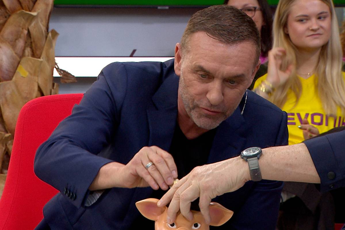 Nach zehn Sekunden muss der Dopa-Stargast blechen