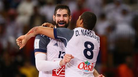 Frankreichs Nikola Karabatic und Daniel Narcisse wollen bei der Heim-WM den Titel verteidigen