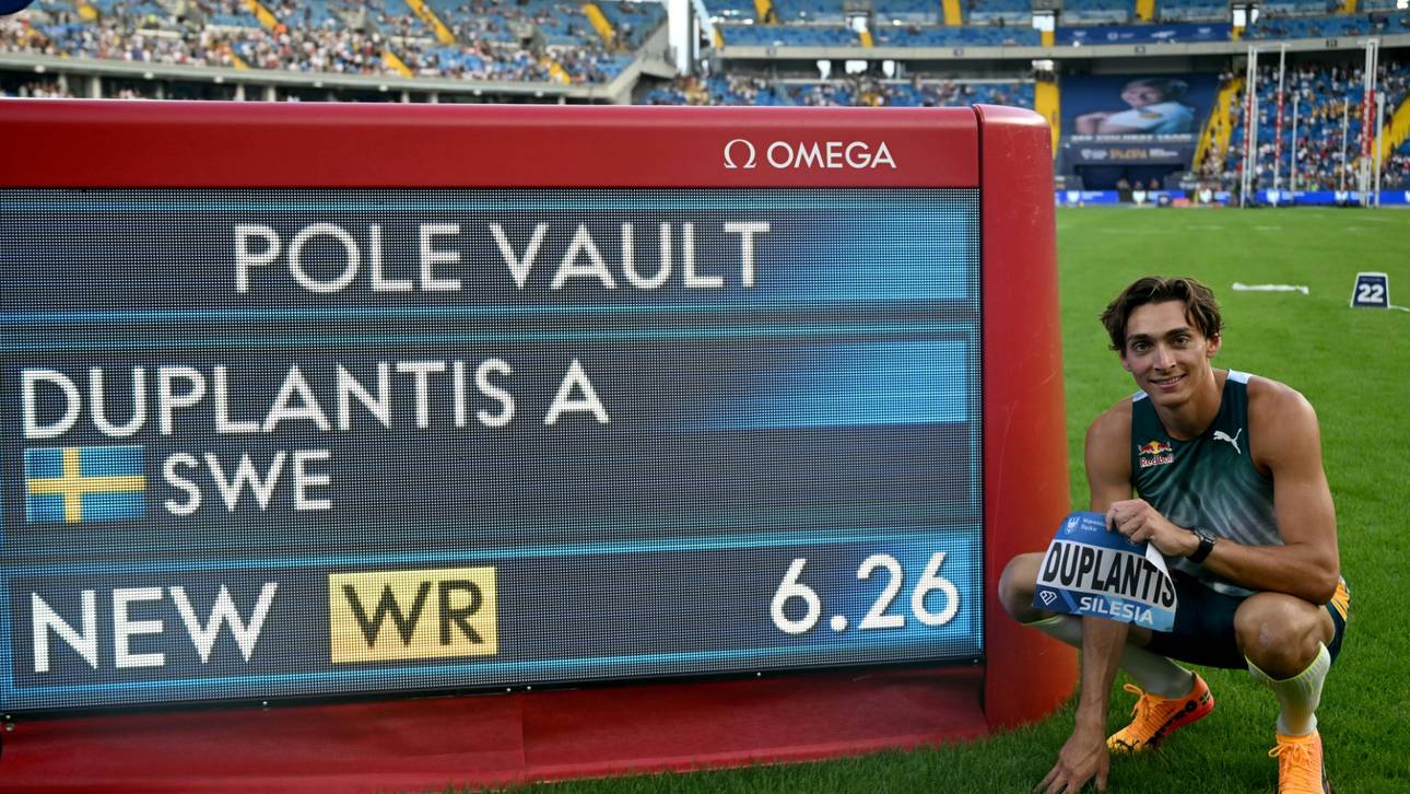 6,26 Meter: Duplantis verbessert eigenen Weltrekord erneut