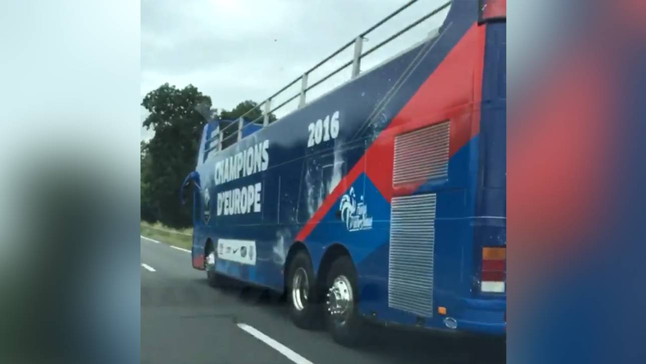 Frankreichs Sieg-Bus schon unterwegs