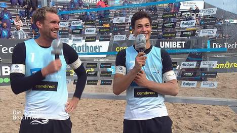 Bei der Deutschen Beachvolleyball-Meisterschaft reicht es für das Duo Walkenhorst/Winter für den 3. Platz. Mehr dazu im SPORT1-Interview. 
