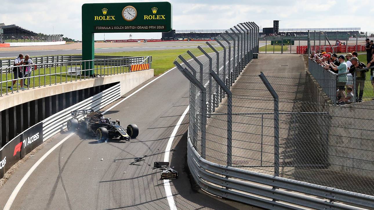 Grosjean crasht – Vettel zu langsam