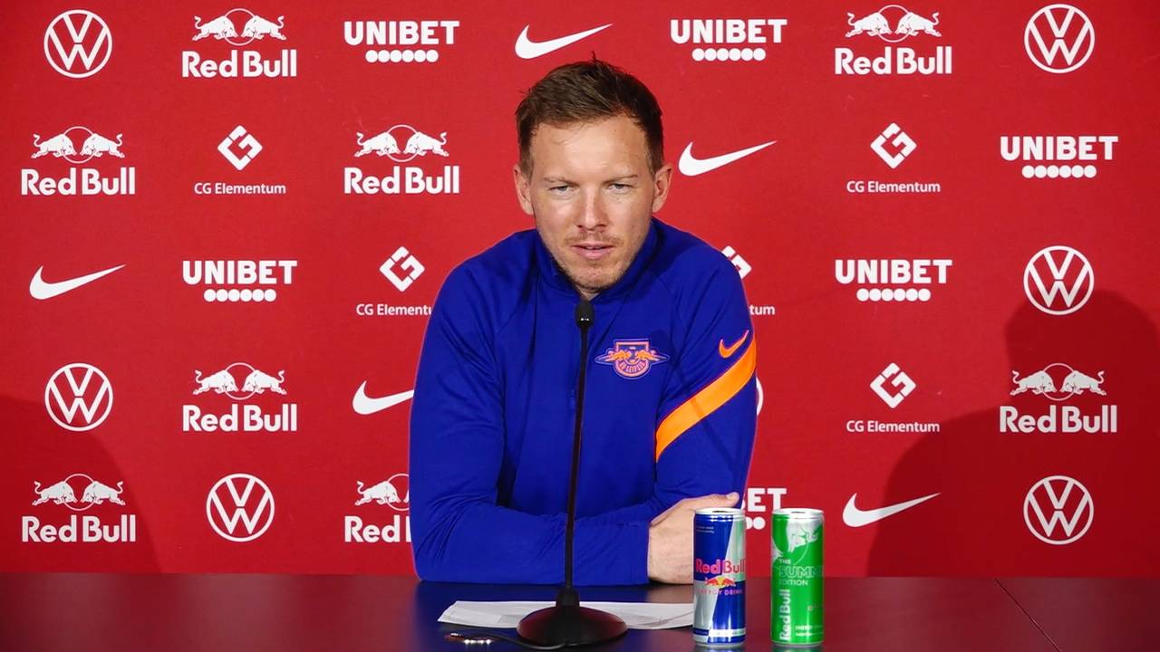 RB Leipzig: Julian Nagelsmann freut sich für Timo Werner nach Tor in CL