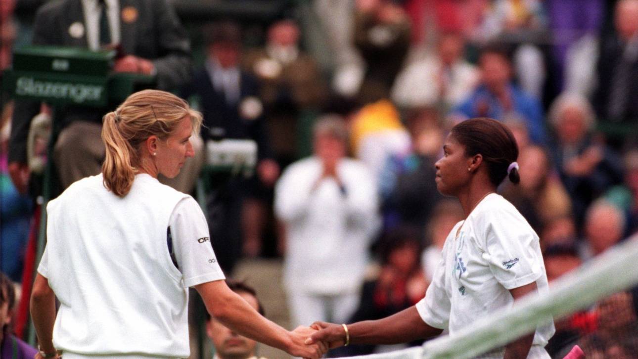 WIMBLEDON GRAF Das sensationelle Drittrundenaus gegen Lori McNeill war eine der größten Mißerfolge in Grafs erfolgreichen Karriere