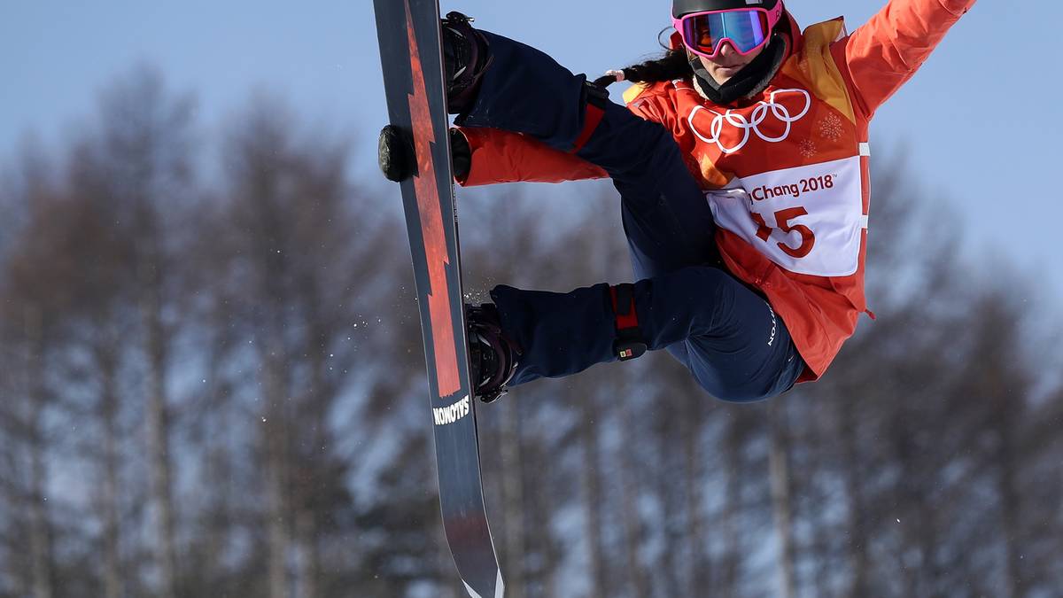 Perfekte Haltungsnoten - zumindest für diese Momentaufnahme - bekommt auch die Spanierin Sophie Rodriguez