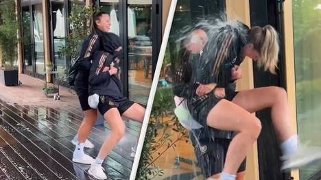 Die DFB-Frauen befinden sich momentan in der zweiten Vorbereitungsphase auf die Weltmeisterschaft. An Spaß und Teamspirit mangelt es der Mannschaft dabei nicht.