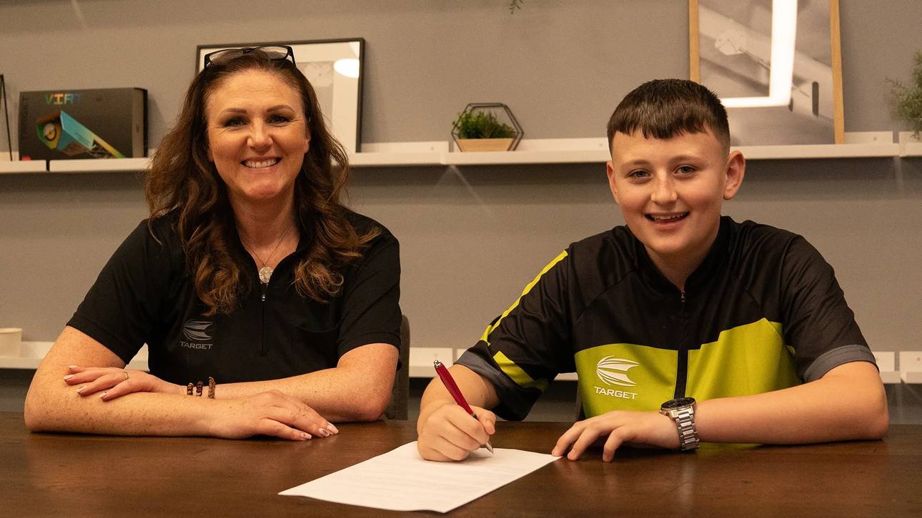 Mitchell Lawrie unterschrieb seinen ersten Sponsoren-Vertrag mit Target nur wenige Wochen nach seinem 13. Geburtstag