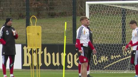 Abschlusstraining der deutschen Fußball-Nationalmannschaft in Herzogenaurach. Vor dem ersten Kräftemessen mit der Schweiz ist die Stimmung in der Mannschaft gut. 