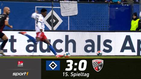 Der Hamburger SV fährt gegen Ingolstadt zuhause einen souveränen Pflichtsieg ein. Die Hanseaten bleiben damit das zwölfte Pflichtspiel in Folge ungeschlagen.