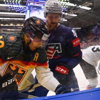 Deftige Abreibung für die deutschen Eishockey-Herren bei der WM: Nach dem gelungenen Auftakt ist die USA eine Nummer zu groß.