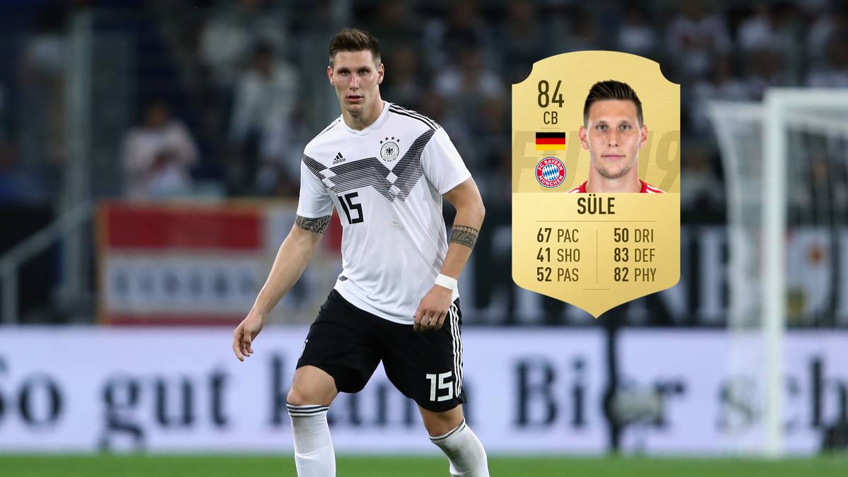 Niklas Süle - Stärke 84: Auch wenn der Innenverteidiger nicht der schnellste Spieler auf dem Platz ist, gewinnt er viele Zweikämpfe mit geschicktem Körpereinsatz. EA Sports schreibt Süle sogar eine 82er Physis zu