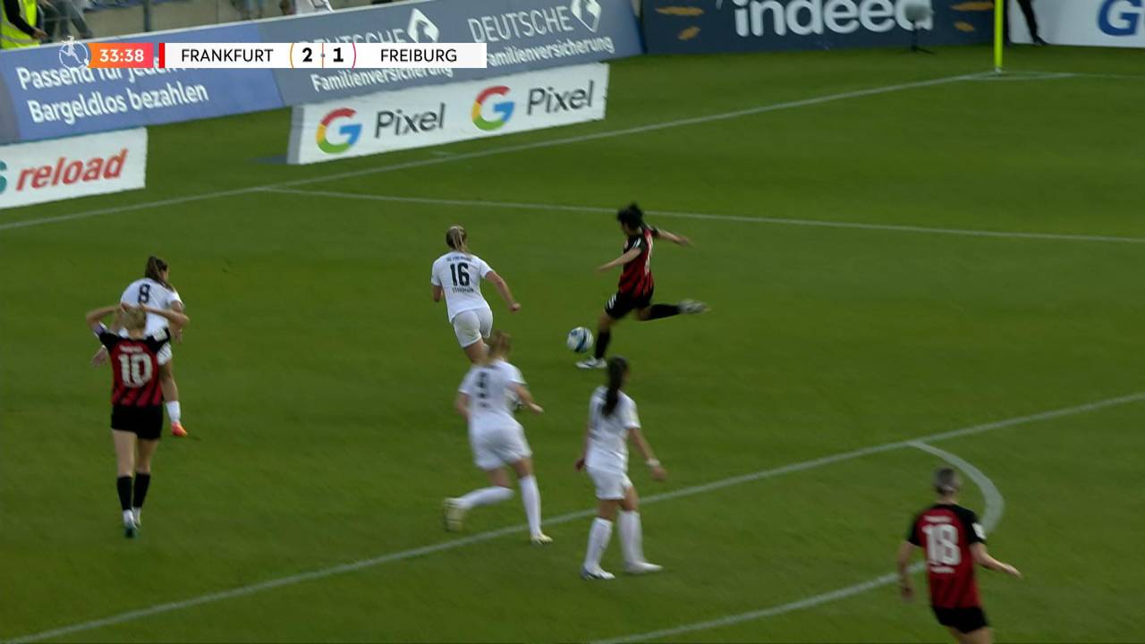 Frauen-Bundesliga: Eintracht Frankfurt - SC Freiburg (4:2) | Highlights
