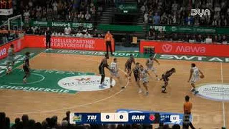 Spiel Highlights zu VET-CONCEPT Gladiators Trier - BMA365 Bamberg Baskets
