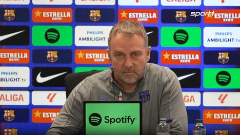 Angesprochen auf Lamine Yamal, gibt Hansi Flick Einblicke zu der Belastungssteuerung seiner Spieler. Dabei erklärt der Trainer des FC Barcelona auch, wie die Absprachen teamintern ablaufen. 