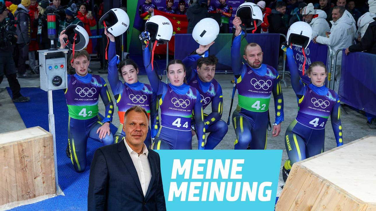 SPORT1-Reporter Holger Luhmann erlebte bei der Zusammenkunft mit den ukrainischen Rodlern seinen emotionalsten Olympia-Moment