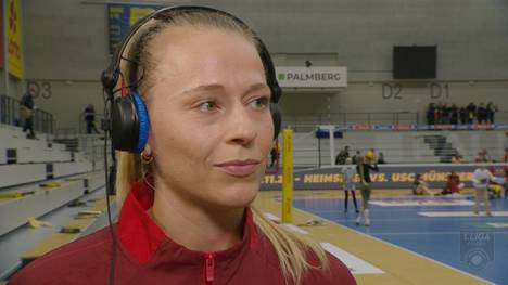Der SC Potsdam verliert in der Volleyball Bundesliga gegen den SSC Palmberg Schwerin. Antonia Stautz erklärt nach dem Spiel die Gründe.