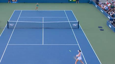 Eva Lys bleibt in der zweiten Runde der US Open gegen die an Nummer fünf gesetzte Mira Andreeva chancenlos und verliert klar mit 0:6 und 2:6.
