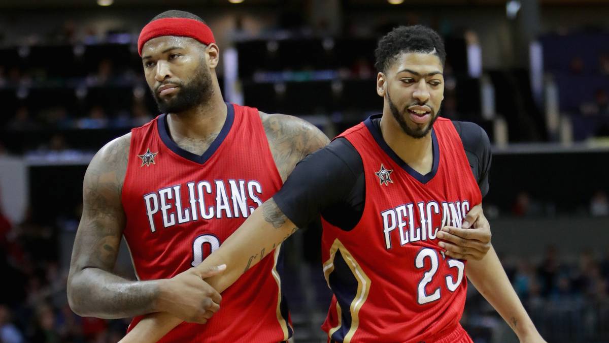 FIRST TEAM - ANTHONY DAVIS (Center, New Orleans Pelicans - 343 Punkte): Der viertbeste Scorer und siebtbeste Rebounder der Liga komplettiert das First Team. Sein neuer Partner im Frontcourt, DeMarcus Cousins (l.), erhält zwar zwei Stimmen fürs erste Team, schafft es aber insgesamt in keine der drei Auswahl-Teams
