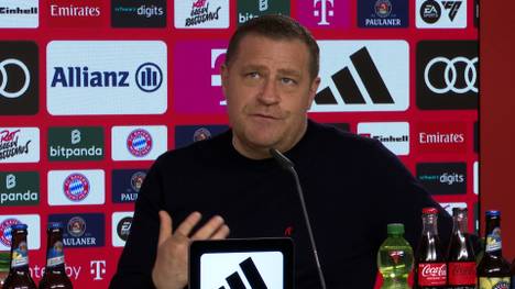 Bei einer Frage zu der Arbeit von Vincent Kompany in seinen ersten 19 Monaten beim FC Bayern gerät FCB-Sportvorstand Max Eberl ins Schwärmen. 