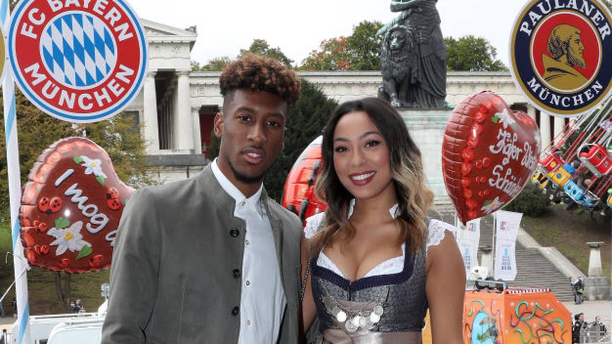 ...sowie Kingsley Coman und Anhang