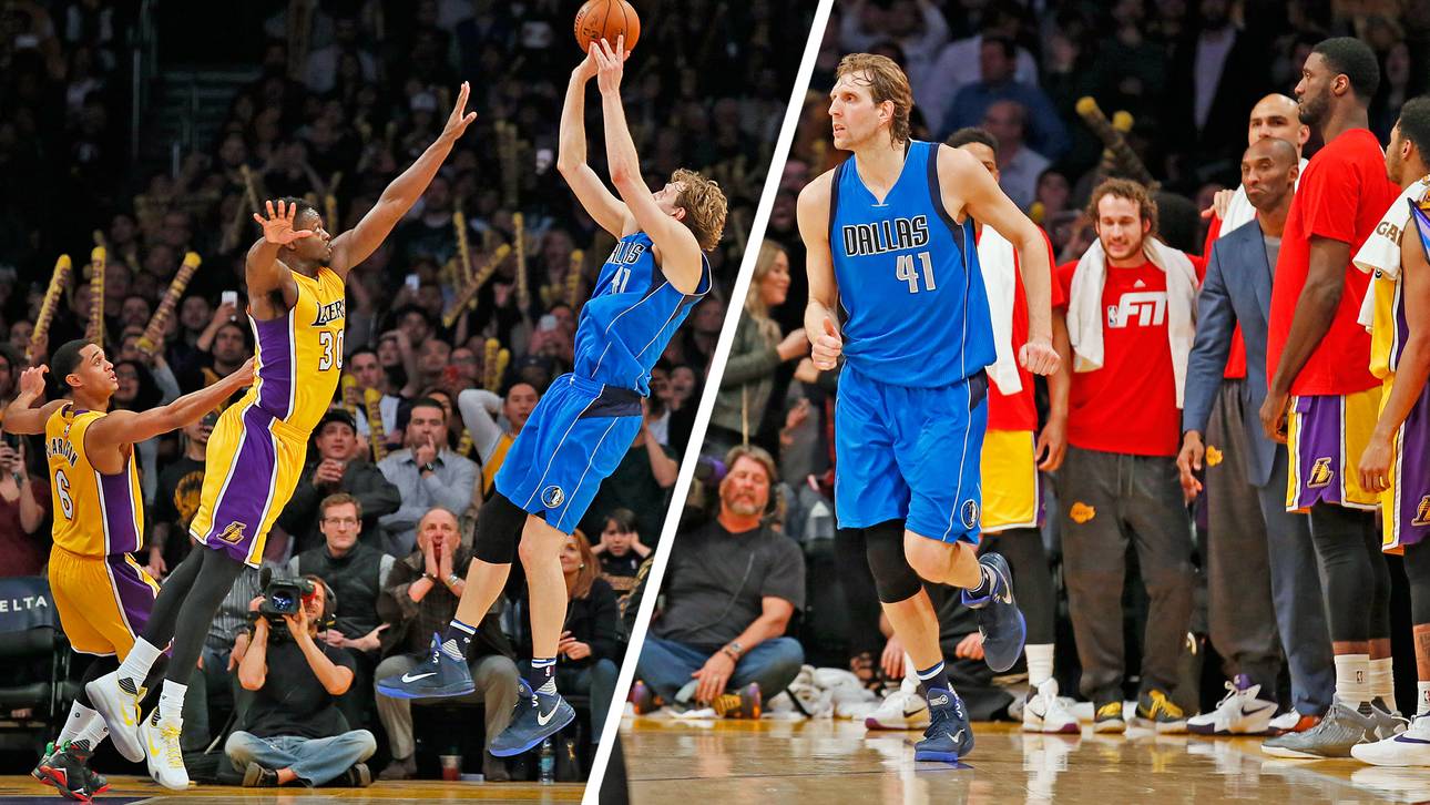 Nowitzkis Siegwurf folgt Klapps von Kobe