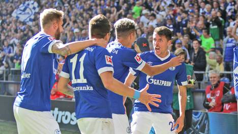 Alessandro Schöpf (r.) erzielte für Schalke den Siegtreffer