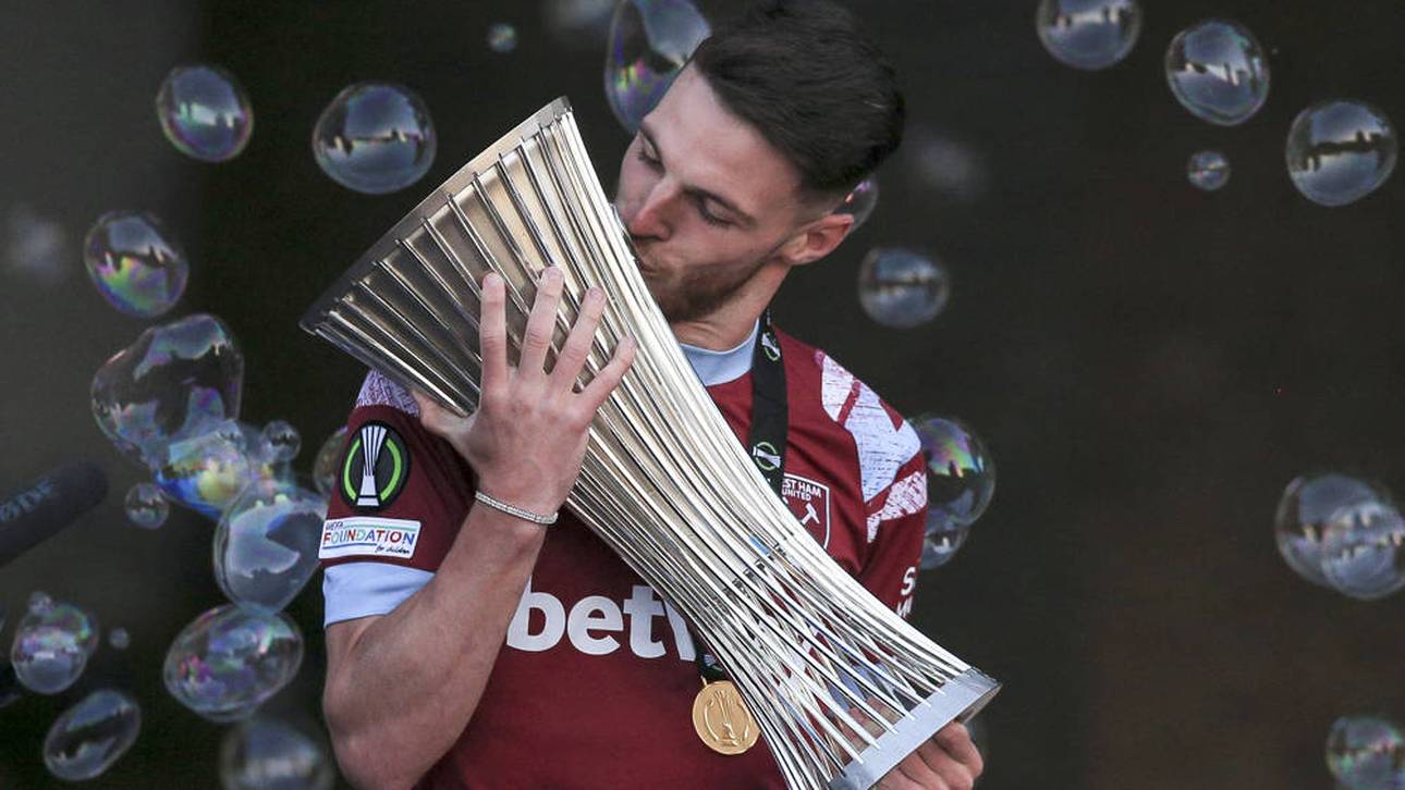 Declan Rice gewann mit West Ham United die Conference League