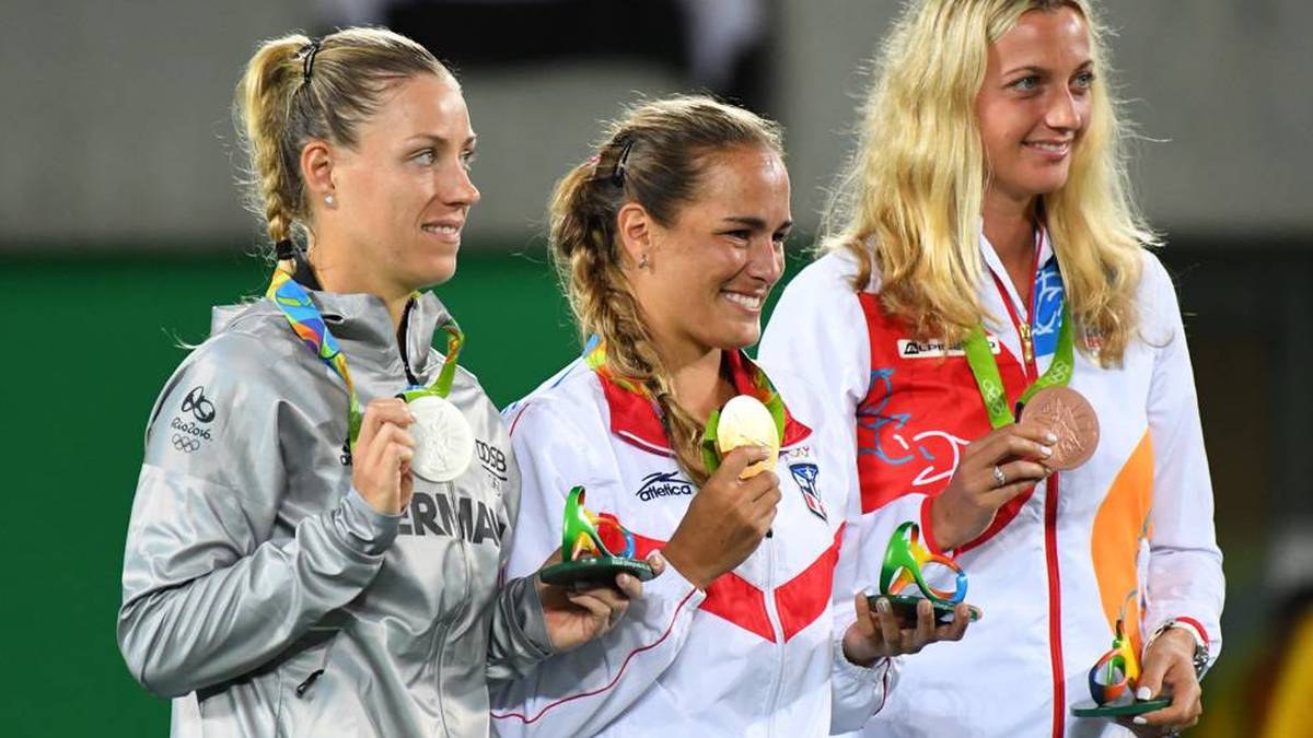 Bei ihrer bis dato letzten Olympia-Teilnahme im Jahr 2016 gewann Angelique Kerber Silber. 