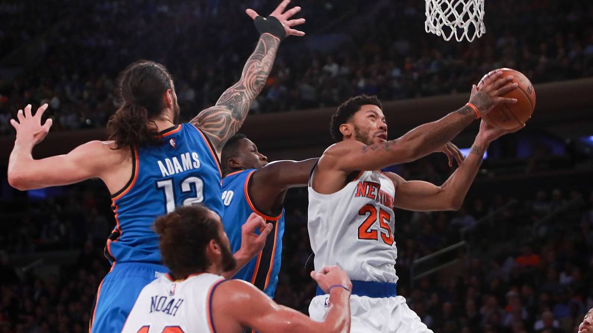 PLATZ 28 - DERRICK ROSE (r., Basketball, New York Knicks): 34,1 Mio. - Gehalt/Preisgelder: 20,1 Mio., sonstige Einkünfte: 14 Mio.
