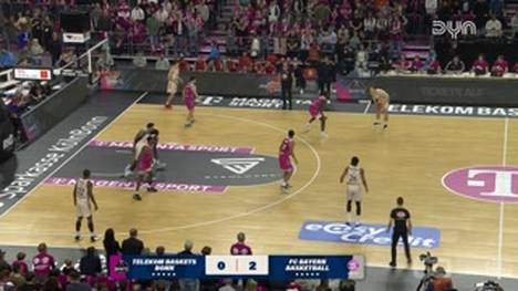 Spiel Highlights zu Telekom Baskets Bonn - FC Bayern München Basketball