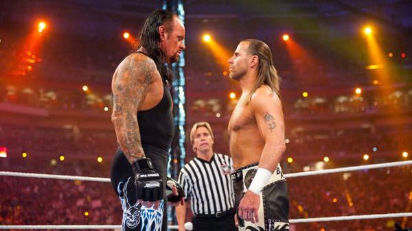 Der Undertaker und Shawn Michaels lieferten sich gleich mehrere historische Matches