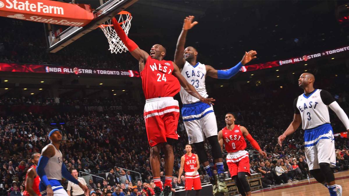 Bryant ist nicht nur da, um die Atmosphäre zu genießen. Er will zeigen, dass er auch noch mithalten kann