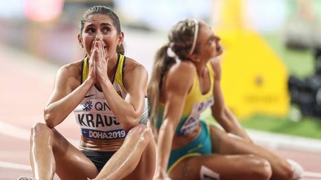 Gesa Felicitas Krause schnappt sich die Bronze-Medaille - und die Auszeichnung zur "Sportlerin des Monats"