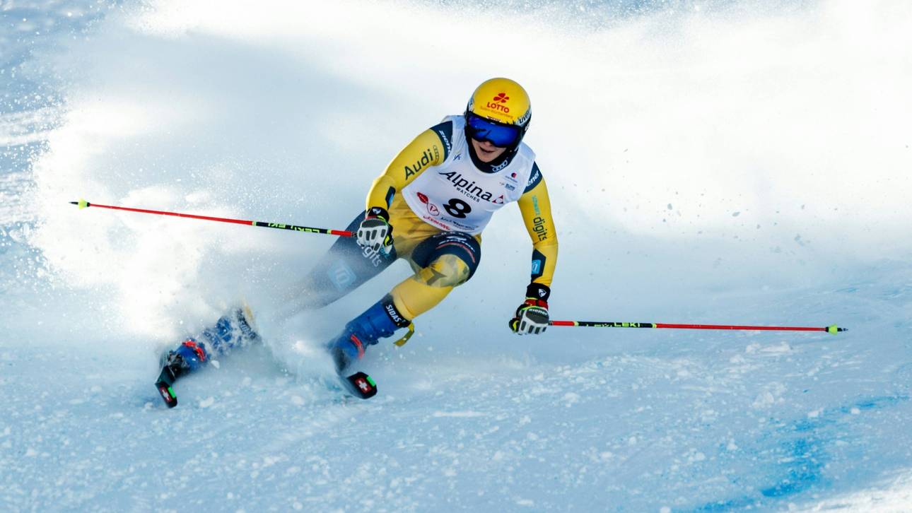 Deutsches Ski-Ass mit Ausrufezeichen