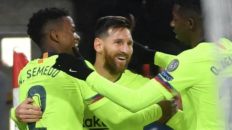 Lionel Messi brachte den FC Barcelona in Führung