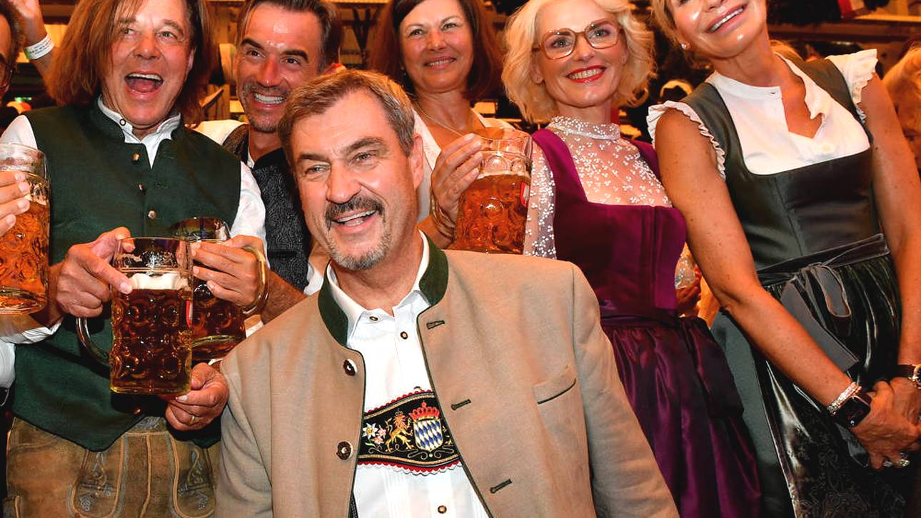 Söder mit Olympia-Ansage zum Wiesn-Auftakt