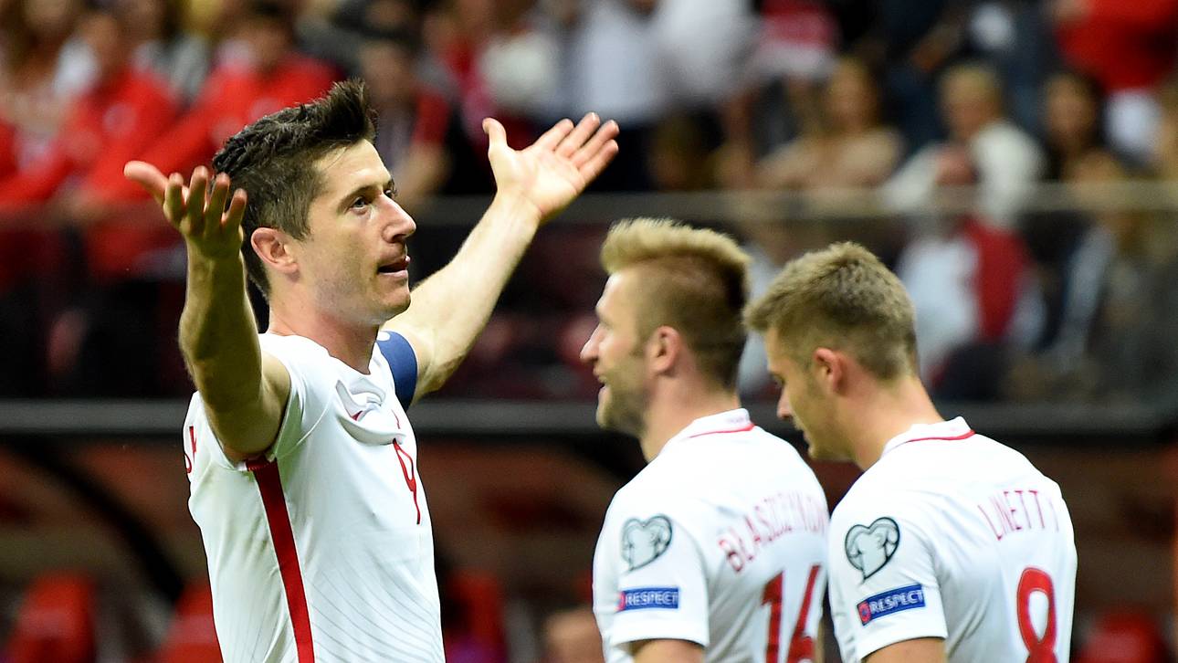Lewandowski führt Polen zum Sieg