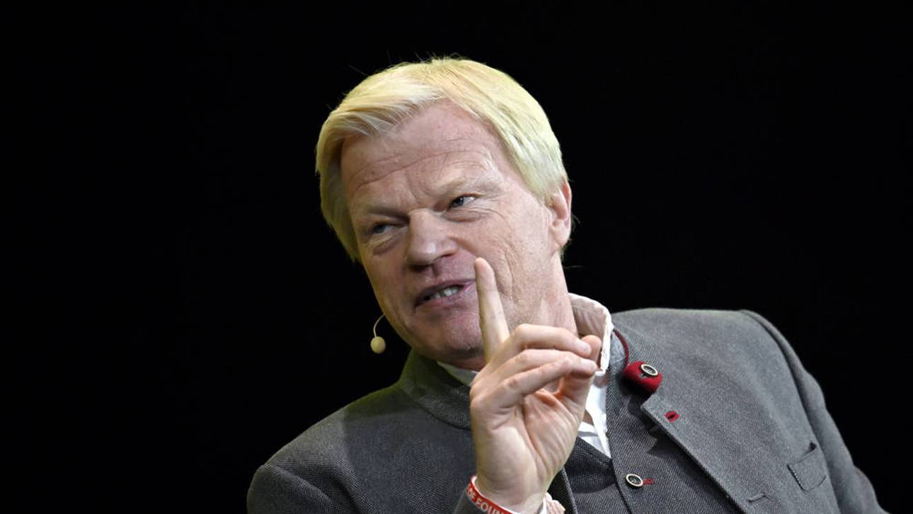 Oliver Kahn bei seinem Auftritt auf der Bits & Pretzels Konferenz in München