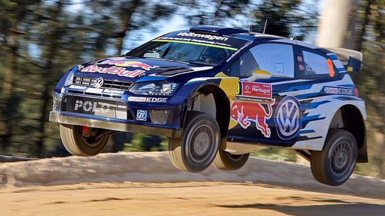 Volkswagen im Shakedown vorne