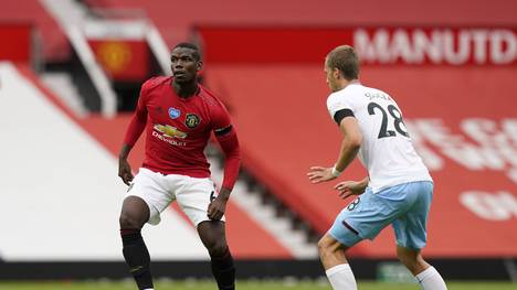 Paul Pogba von Manchester United verursachte einen Foulelfmeter