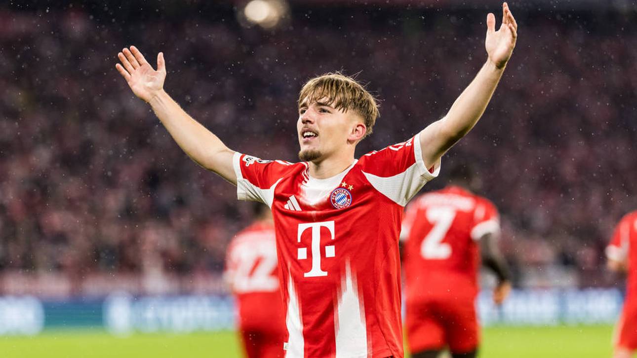 Lennart Karl feierte gegen Brügge seine Torpremiere in der Champions League